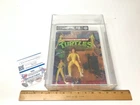 Vintage TMNT April O'Neil AFA 75 Blue Stripes Series 1/ 10 Back NICE FIGURE