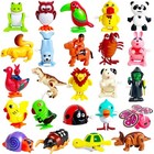 Baaxxango 24 Pcs Wind Up Toys Assorted Animals Bulk Flipping Walking Jumping .