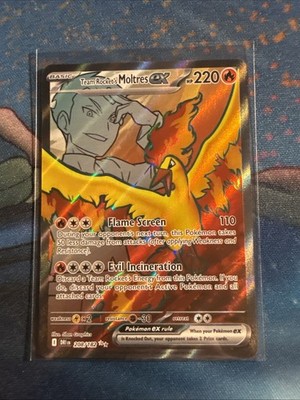 Team Rocket's Moltres ex 208/182 Sv10: Destined Rivals Holo