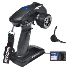 ATA HOBBY DUMBORC X4 2.4GHz 4-Channel RC Radio Transmitter and Receiver X6F w...