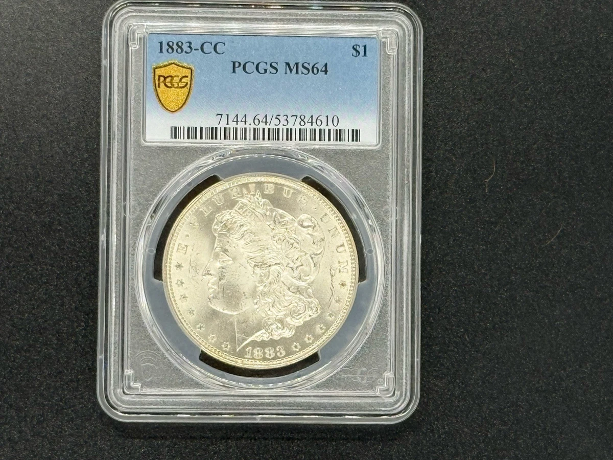 Carson City Grade MS 64 1883 Year Morgan US Dollars (1878-1921