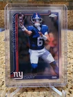 2025 Topps Chrome Football Jaxson Dart Base RC #306 GIANTS