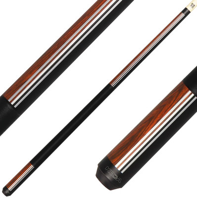 KODA Split Design Black and Bocote Graphic Pool Cue - KD29BC - Free Shipping!