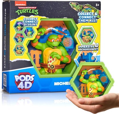 WOW PODS 4D Teenage Mutant Ninja Turtles Michelangelo Sammlerstück