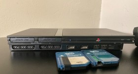 Sony Playstation 2PS2 Slim Console Black SCPH-77002 -with Power & Ac Cord