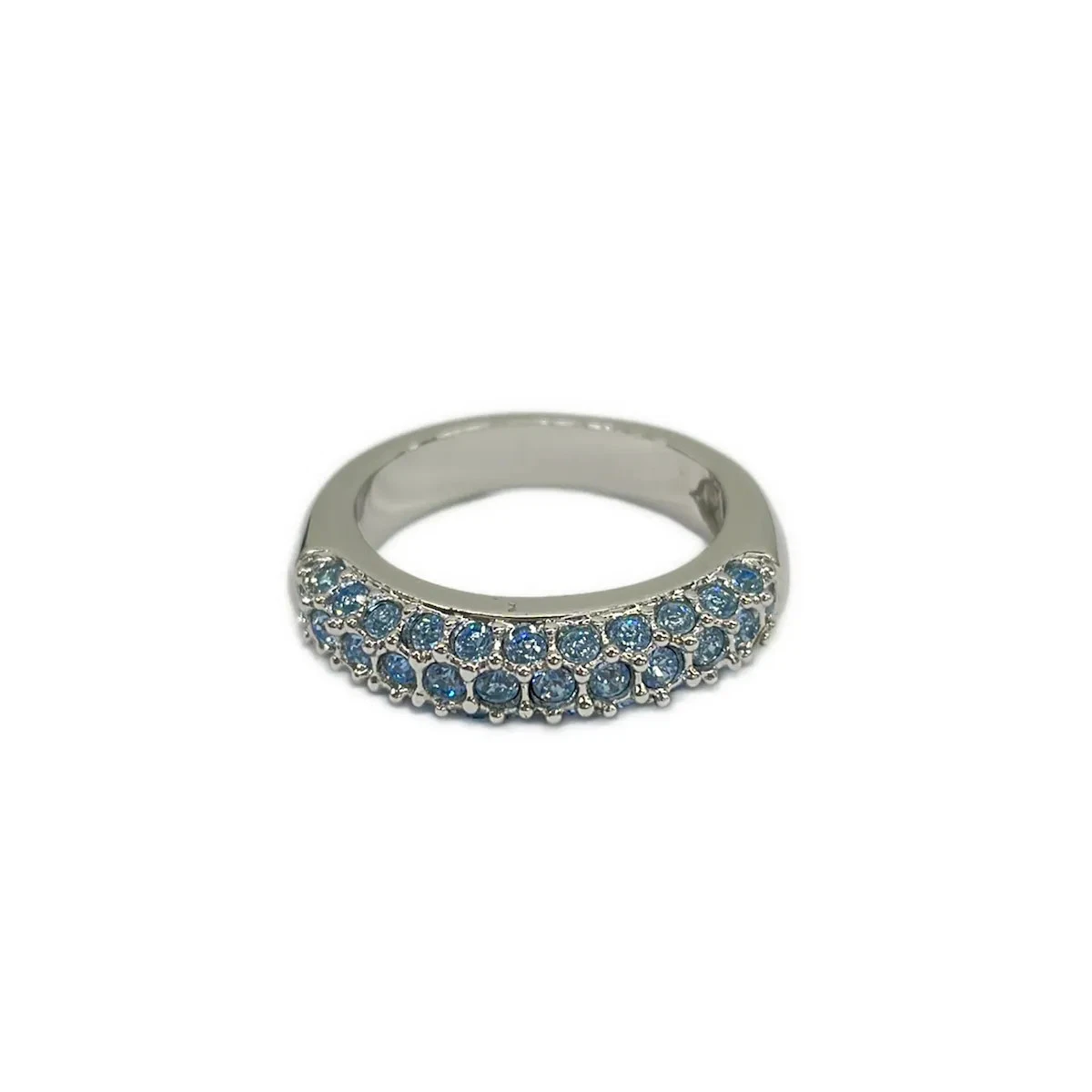 Blue Swarovski Crystal Ring for sale - eBay