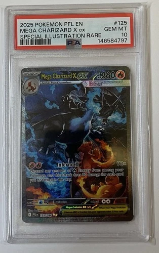 Mega Charizard X ex Special Illustration Rare Holo PSA 10 125/094