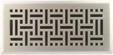 Floor Register 4” x 10”-Decor Vent Cover for Home-Heavy Duty Metal Design with