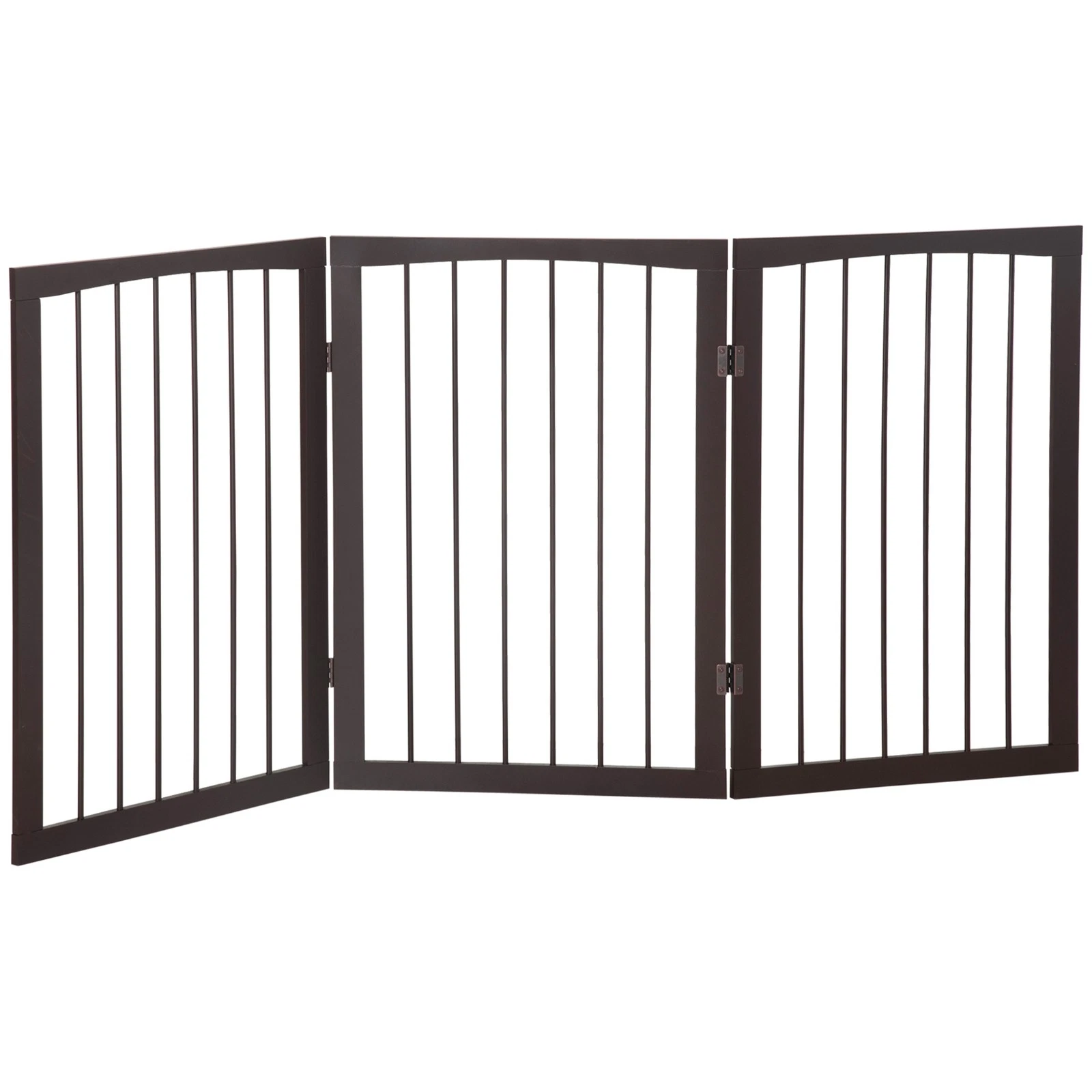 Pawhut Folding Pet Gate Fence Free Standing Child Safety Indoor Wood Durable
Opens in a new window o
