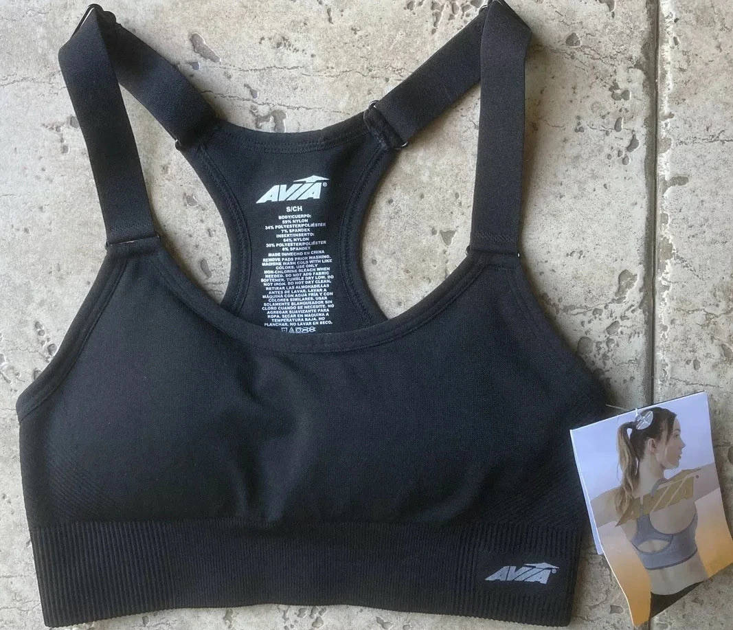 NWT Avia Seamless Keyhole Cami Sports Bra Low Support S