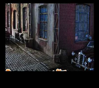 DIORAMAFREAK Diorama Ziegel Wand Mauerplatte Fassade Fenster Modelauto LGB Zubehör 1/18 1/16