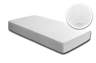 ONE-HOME Spannbettlaken Babybett Kinder weiß 60 x 120 cm - 70 x 140 cm Jersey Baumwolle