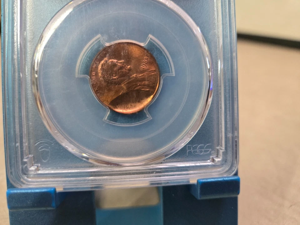 1953 1C Penny Mint Error 12% Indent PCGS MS64RB - Image 2 of 4