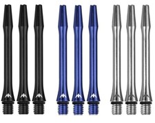 3 Sets Mission Alicross Short Dart Shafts - Ships wTracking - Black Blue Silver