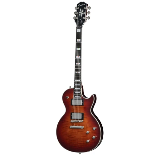 Epiphone Les Paul Prophecy Guitar, Fishman Fluence Pickups, Aged Bengal Tiger Bu