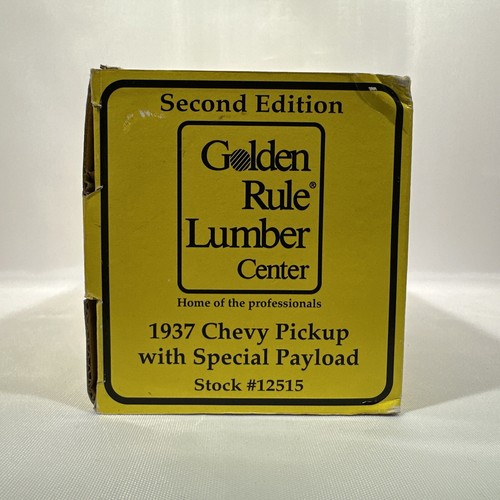 Liberty Classics Diecast Bank - 1937 Chevy Pickup - Golden Rule Lumber Center - Picture 6 of 8