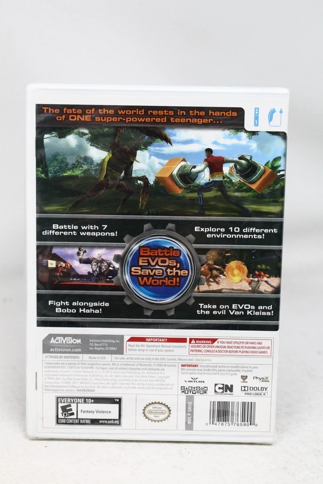 Generator Rex: Agent of Providence (Nintendo Wii, 2011) - New Sealed - See desc. - Image 2 of 4