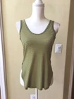 Nwt Philosophy Women's Multi-Color Striped Ribbed Sleeveless Tank Top Sz XS & S