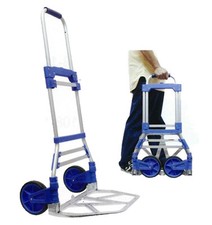 Foldable Aluminum Luggage Cart 220lb Load - 888-032