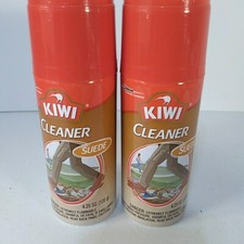 Lot Of 2 New Kiwi 4.25OZ Suede Nubuck Leather Shoe Cleaner Dirt Remove