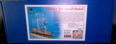 NEW Model Shipways Prince De Neufchatel Laser Cut Wood Ship Kit 1:64 Scale