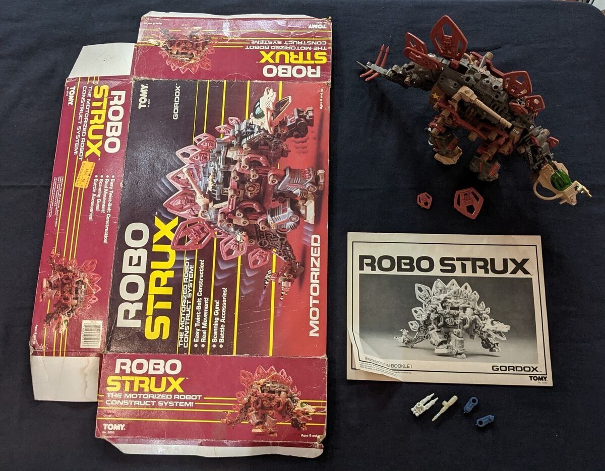 1985 Tomy Zoids ROBO STRUX GORDOX - Incomplete, Functional 1985 Tomy Zoids ROBO STRUX GORDOX - Incomplete, Functional