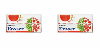 2 Natürliche ERASER Anti Mark Hautcreme Unteraugen Augenringe Flecken Narben ...