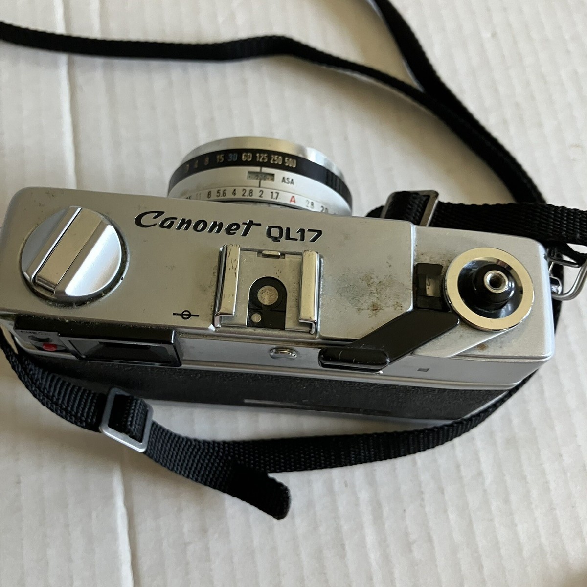 Canon Canonet Ql17iii Lens Cap Shutter Fires Clean 40mm