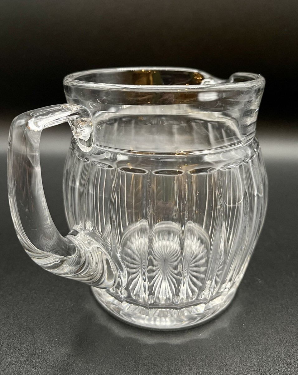 yututin77 希少アンティークガラスHeisey glass Antique Heisey Glass #393 Narrow Flute Jug Pitcher 20 Oz