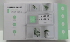Sharper Image Cinematic LED Light Box - Battery Operated Message Board 8x6"