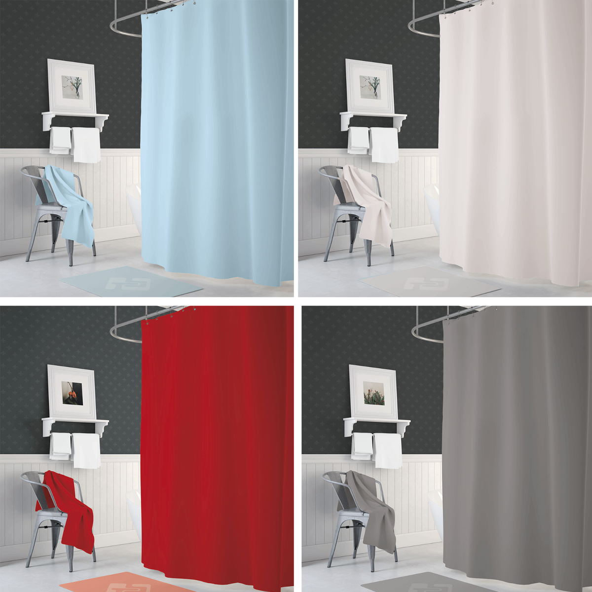 Small Bathroom Curtains
