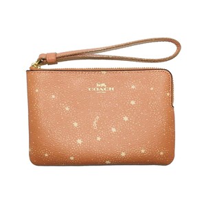 NWT-COACH-CORNER-ZIP-WRISTLET-WALLET-NASA-SPACE-STAR-CANVAS-SUNRISE-LIGHT-GOLD
