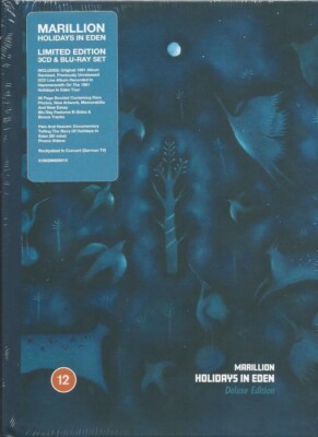 MARILLION Holidays in Eden Limited Edition SEALED 3CD/Blu Ray box set