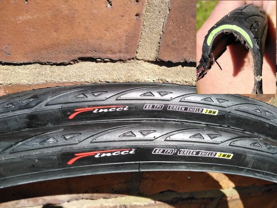 PAIR 700c x25 Tyres Anti puncture Road Racing Bicycle Bike puncture resistant