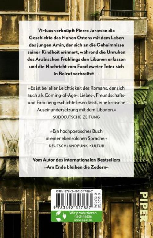 Thumbnail - Pierre Jarawan / Ein Lied Für Die Vermissten / 9783492317887