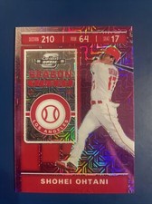 2020 Chronicles Contenders Optic Purple Mojo Shohei Ohtani /75