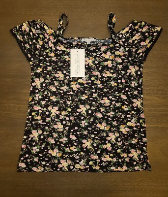 NEW WOMENS RUBY DIVA FLORAL TOP SIZE S