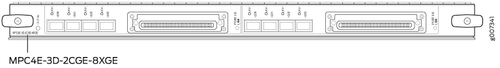 Juniper MPC4E-3D-2CGE-8XGE 2x100GE and 8x10GE Line card for for MX240/480/960 - 第 1/1 張圖片