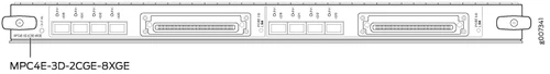 Juniper MPC4E-3D-2CGE-8XGE 2x100GE and 8x10GE Line card for for MX240/480/960