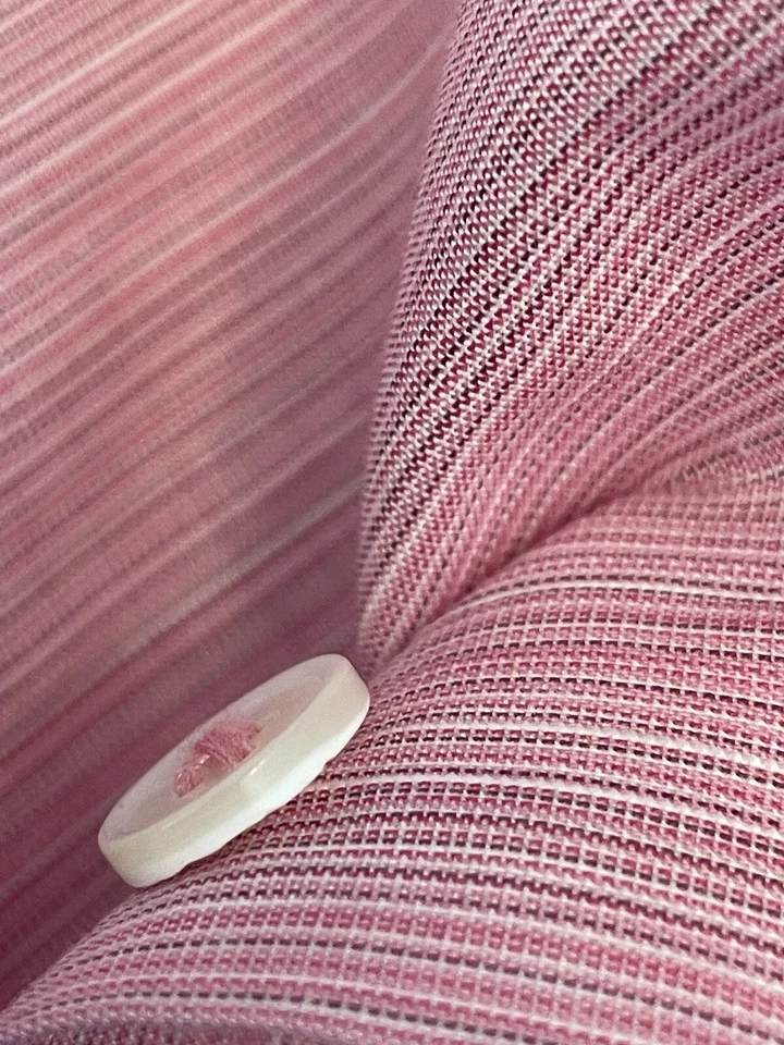 Camisa tejida manga larga Zachary Prell talla S nueva con etiquetas Pin rosa a rayas! Foto 4 de 4