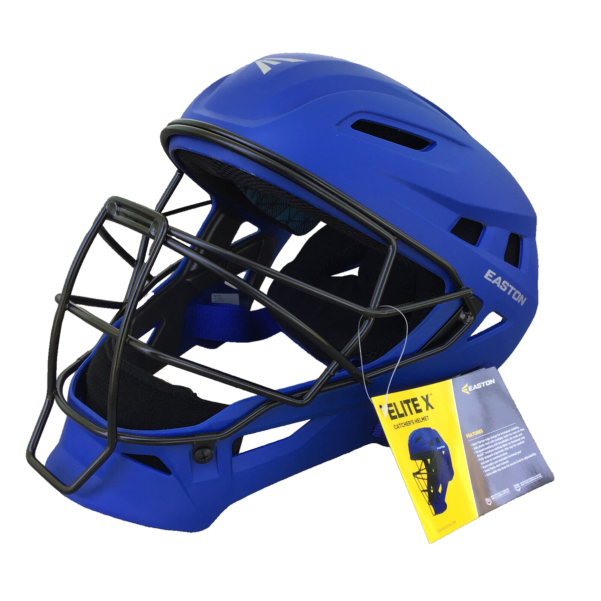 ヘルメット、イーストン。ショルダー、エルボー、BA U E R Easton Elite X Baseball/Softball Catchers Helmet With Tags Large 7