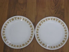 Corelle Butterfly Gold 8-1/2" Salad Plates Set of 2