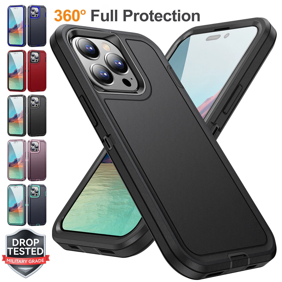 Shockproof Bumper Hybrid TPU Case Cover For iPhone 14 Plus 13 Pro Max 12 11 - Image 2 of 4