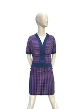 Jean Paul Gaultier Junior Vintage Striped Twin Set Size 40