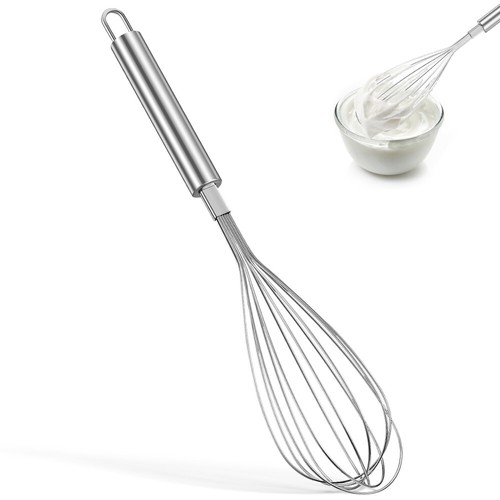 Whisk Stainless Steel Wire Whisks For Cooking Milk Cream Stirrer