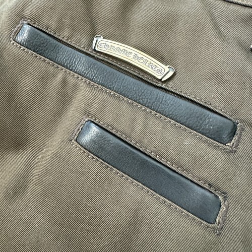 Jeans Chrome Hearts Cheetah Cross Patch in marrone prezzo consigliato £ 10000 * - Foto 20 di 24