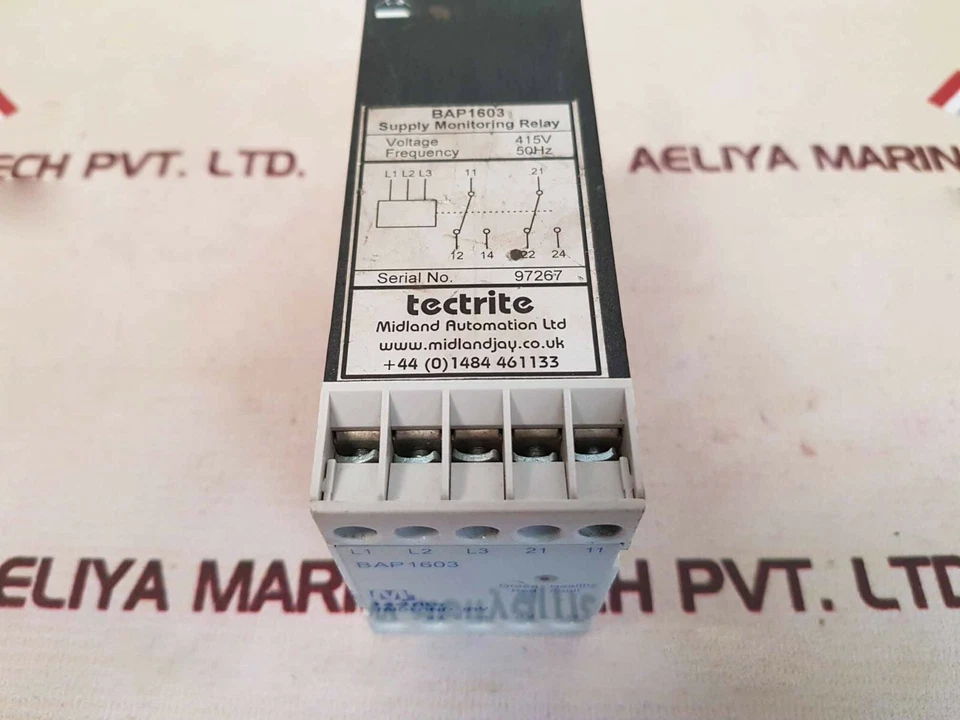 Tectrite Midland JAY BAP1603 Supply Monitoring Relay - Image 3 of 4