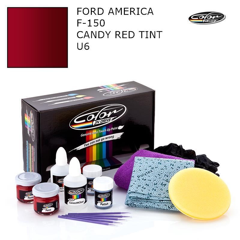 Color N Drive for Ford America F 150 Candy Red Tint U6 Touch Up Paint
