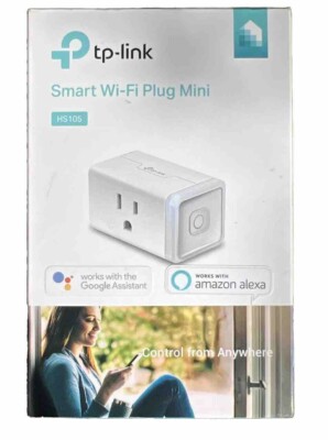 TP-Link Mini WiFi Smart Plug, Wi-Fi, Works with Alexa, Google HS105