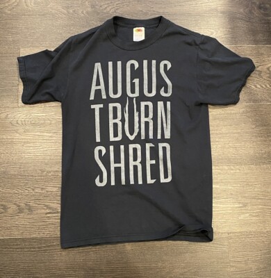 August Burns Red Shirt Mens Small Black Print Crew Neck Short Sleeve Cotton